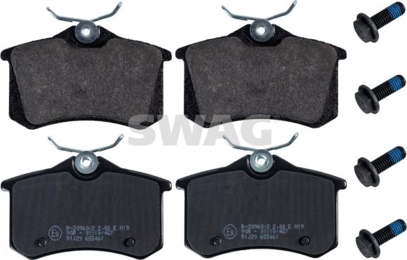 Swag 62 11 6045 - Set placute frana,frana disc aaoparts.ro
