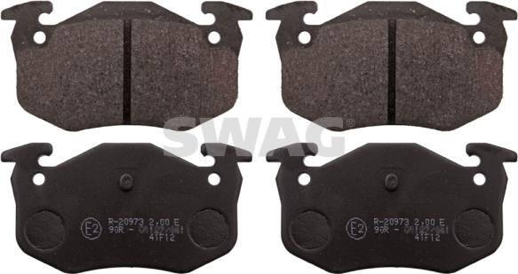 Swag 62 11 6161 - Set placute frana,frana disc aaoparts.ro