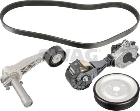 Swag 11 10 7429 - Set curea transmisie cu caneluri aaoparts.ro