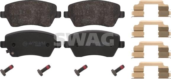Swag 84 91 6649 - Set placute frana,frana disc aaoparts.ro
