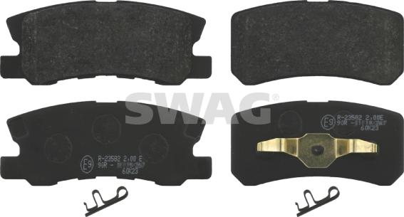 Swag 80 91 6583 - Set placute frana,frana disc aaoparts.ro