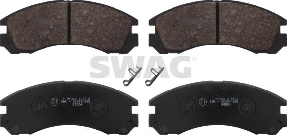 Swag 80 91 6646 - Set placute frana,frana disc aaoparts.ro