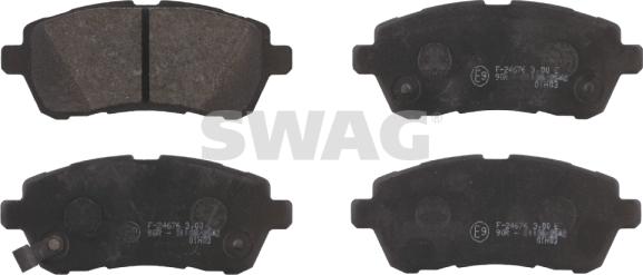 Swag 83 91 6771 - Set placute frana,frana disc aaoparts.ro