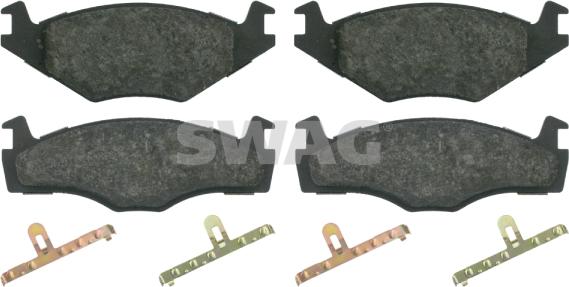 Swag 30 91 6012 - Set placute frana,frana disc aaoparts.ro