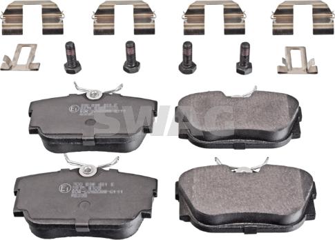 Swag 30 91 6382 - Set placute frana,frana disc aaoparts.ro