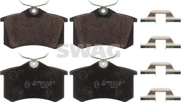 Swag 30 11 6216 - Set placute frana,frana disc aaoparts.ro