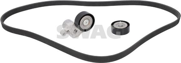 Swag 33 10 9636 - Set curea transmisie cu caneluri aaoparts.ro