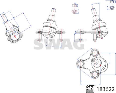 Swag 33 10 9092 - Articulatie sarcina / ghidare aaoparts.ro