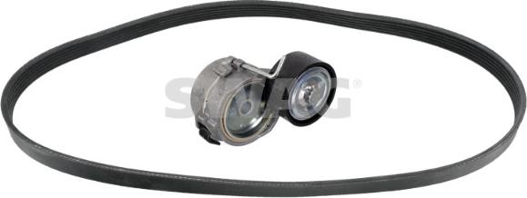 Swag 33 10 9030 - Set curea transmisie cu caneluri aaoparts.ro