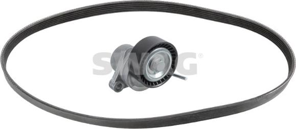 Swag 33 10 9032 - Set curea transmisie cu caneluri aaoparts.ro