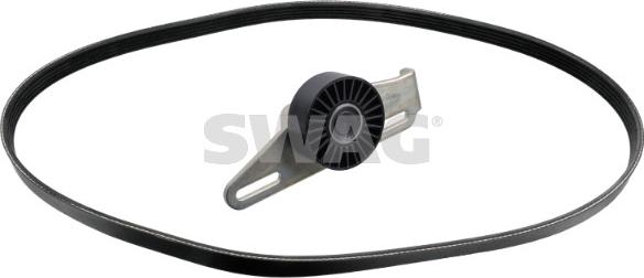Swag 33 10 9037 - Set curea transmisie cu caneluri aaoparts.ro