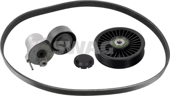Swag 33 10 4395 - Set curea transmisie cu caneluri aaoparts.ro