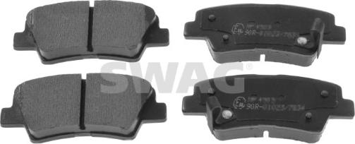 Swag 33 10 6342 - Set placute frana,frana disc aaoparts.ro