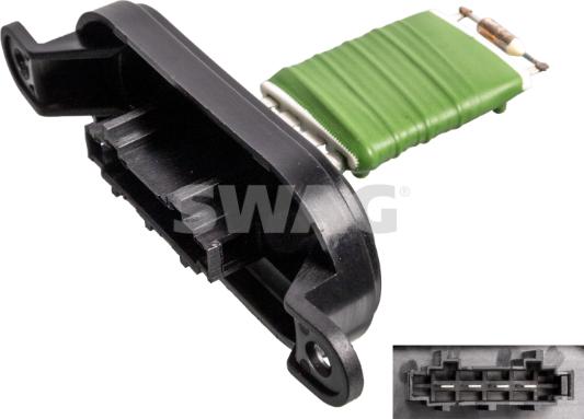 Swag 33 10 3460 - Rezistor, ventilator habitaclu aaoparts.ro