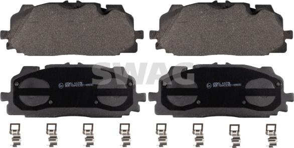 Swag 33 10 7558 - Set placute frana,frana disc aaoparts.ro