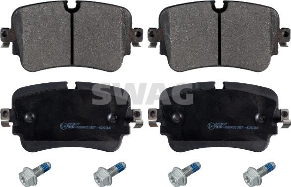 Swag 33 10 7589 - Set placute frana,frana disc aaoparts.ro