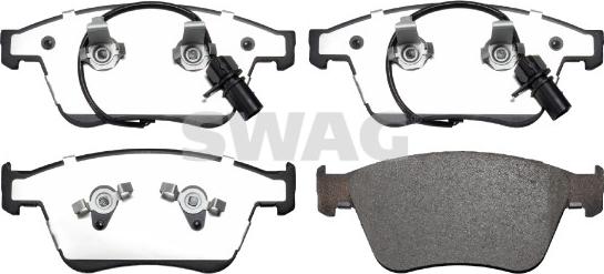 Swag 33 10 7534 - Set placute frana,frana disc aaoparts.ro