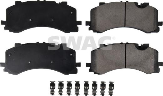 Swag 33 10 7652 - Set placute frana,frana disc aaoparts.ro