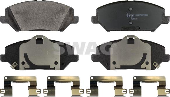 Swag 33 10 7187 - Set placute frana,frana disc aaoparts.ro