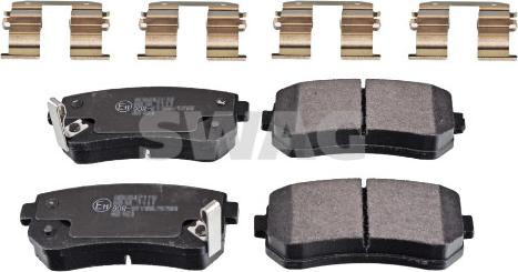 Swag 33 10 7359 - Set placute frana,frana disc aaoparts.ro