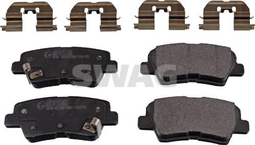 Swag 33 10 7268 - Set placute frana,frana disc aaoparts.ro