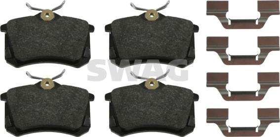 Swag 32 91 6406 - Set placute frana,frana disc aaoparts.ro
