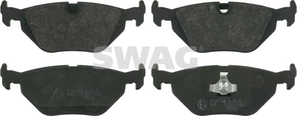 Swag 20 91 6196 - Set placute frana,frana disc aaoparts.ro