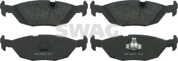 Swag 20 91 6141 - Set placute frana,frana disc aaoparts.ro