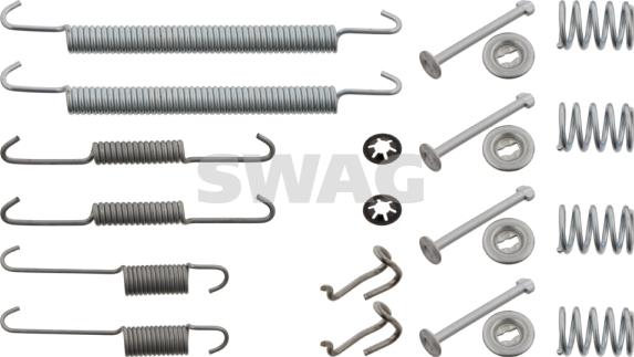 Swag 20 93 0593 - Set accesorii, sabot de frana aaoparts.ro