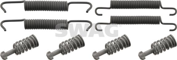Swag 20 93 2169 - Set accesorii, sabot de frana aaoparts.ro