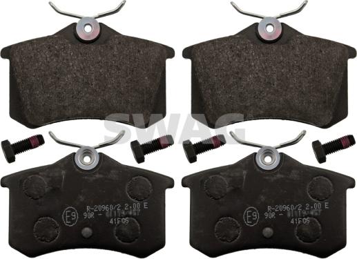 Swag 72 11 6099 - Set placute frana,frana disc aaoparts.ro