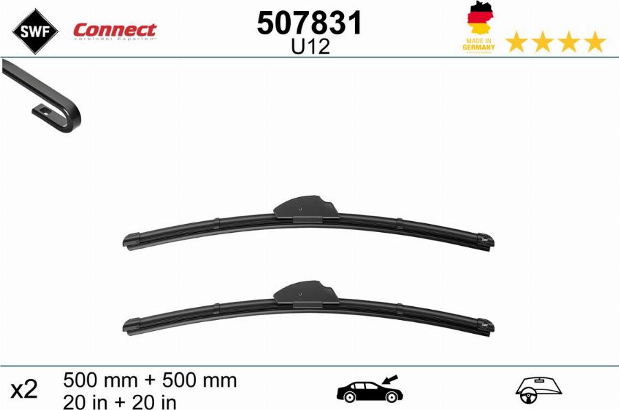 SWF 507831 - Lamela stergator aaoparts.ro