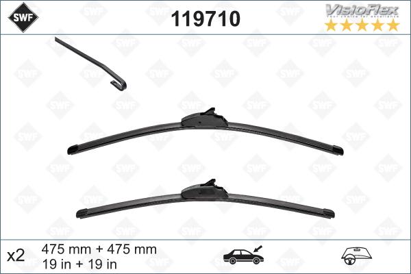 SWF 119710 - Lamela stergator aaoparts.ro