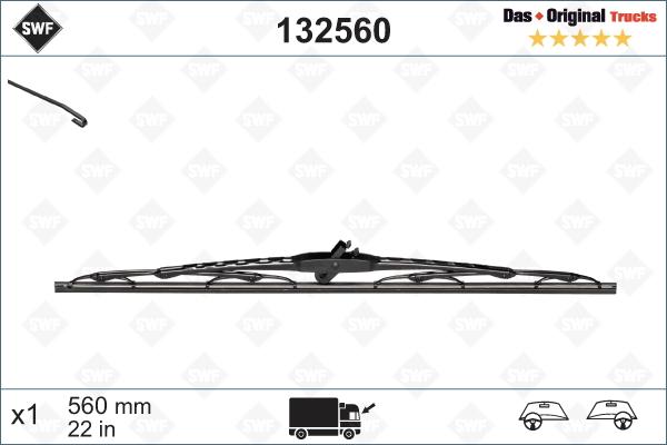 SWF 132560 - Lamela stergator aaoparts.ro