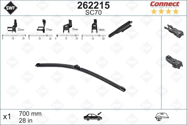 SWF 262215 - Lamela stergator aaoparts.ro