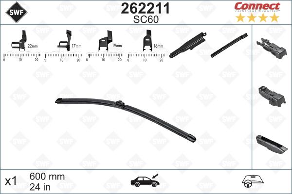 SWF 262211 - Lamela stergator aaoparts.ro