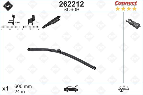 SWF 262212 - Lamela stergator aaoparts.ro