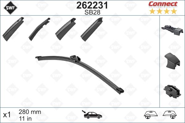 SWF 262231 - Lamela stergator aaoparts.ro