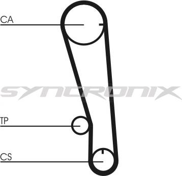 SYNCRONIX SY0665N - Curea de distributie aaoparts.ro