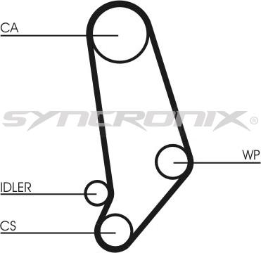 SYNCRONIX SY0660N - Curea de distributie aaoparts.ro