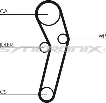 SYNCRONIX SY0631N - Curea de distributie aaoparts.ro