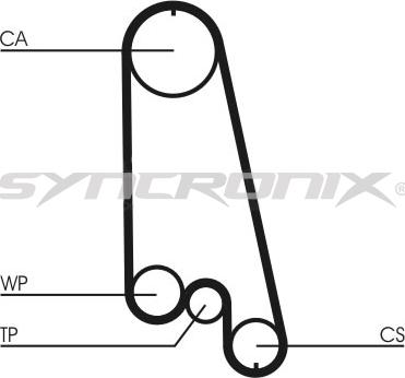 SYNCRONIX SY110874 - Set curea de distributie aaoparts.ro