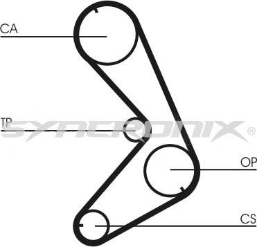 SYNCRONIX SY110749 - Set curea de distributie aaoparts.ro
