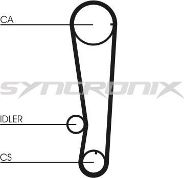 SYNCRONIX SY110715 - Set curea de distributie aaoparts.ro