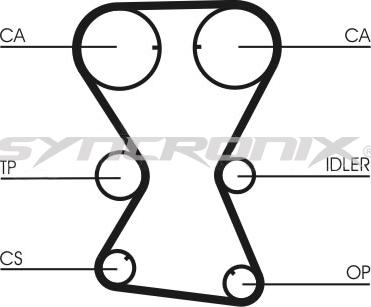 SYNCRONIX SY1000N - Curea de distributie aaoparts.ro