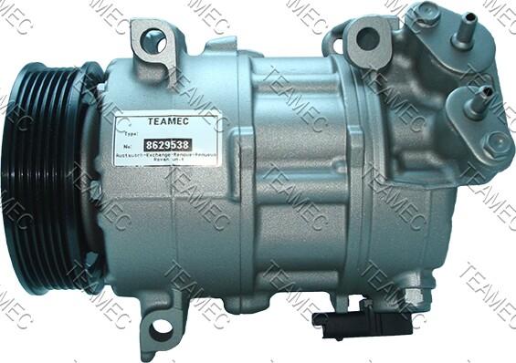 Teamec 8629538 - Compresor, climatizare aaoparts.ro