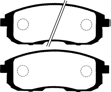 Nissan (Dongfeng) D1060-4DW0A - Set placute frana,frana disc aaoparts.ro