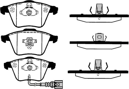 Technika 01654 - Set placute frana,frana disc aaoparts.ro