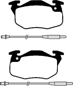 4U Autoparts 37658PU - Set placute frana,frana disc aaoparts.ro
