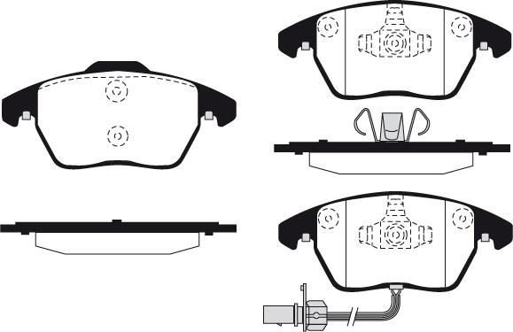 Technika 01800A - Set placute frana,frana disc aaoparts.ro